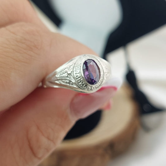 Anillo Graduación Sexto Plata 925 25148
