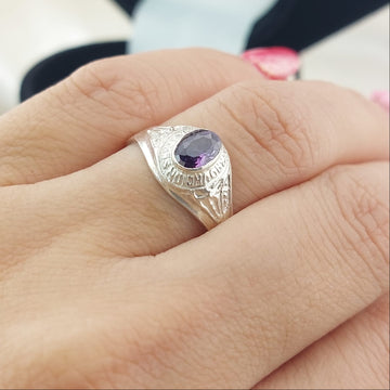 Anillo Graduación Sexto Plata 925 25148
