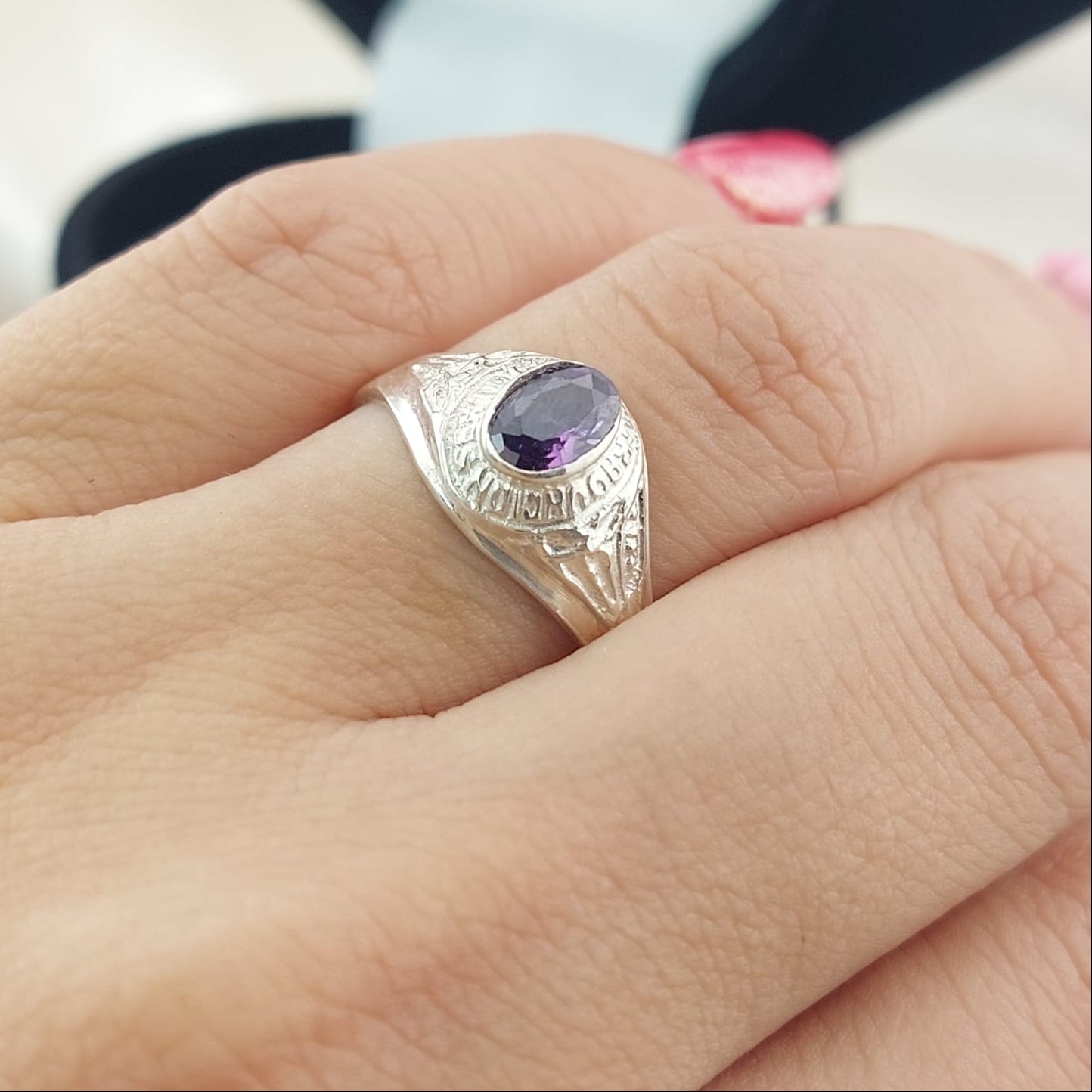 Anillo Graduación Sexto Plata 925 25148
