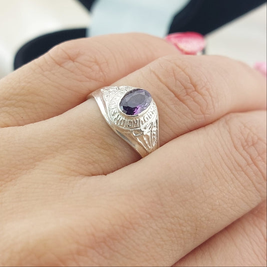 Anillo Graduación Sexto Plata 925 25148