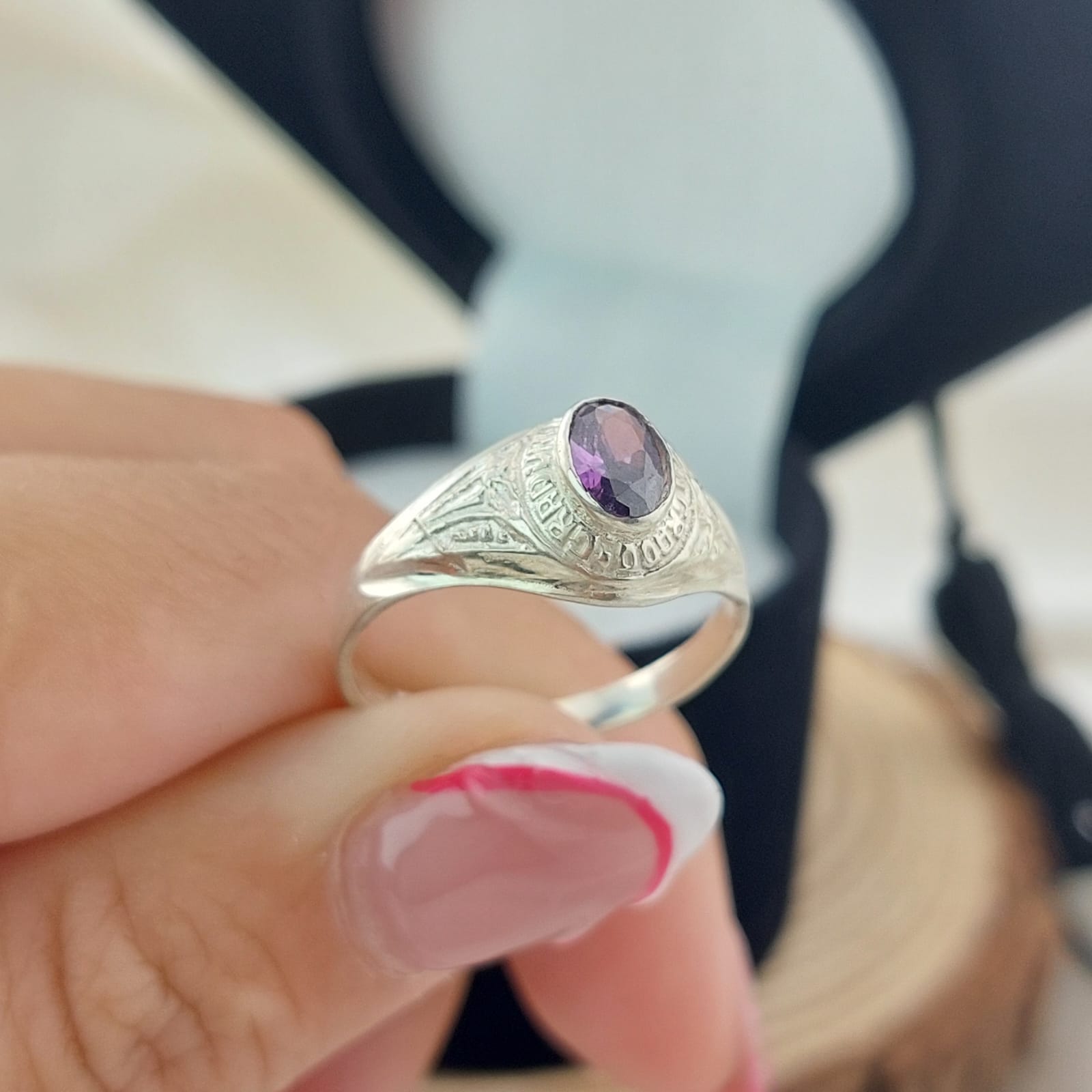 Anillo Graduación Sexto Plata 925 25148