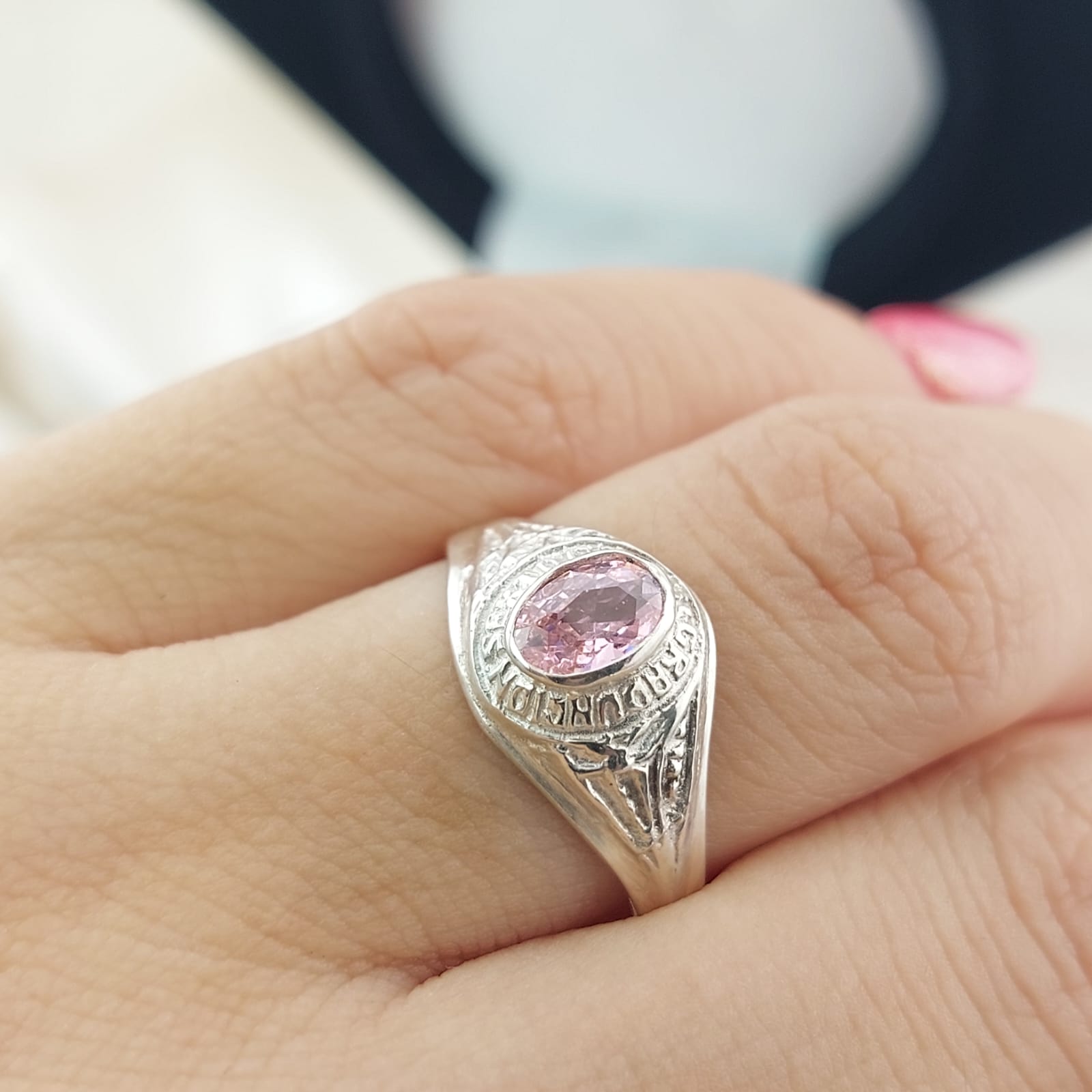 Anillo Graduación Sexto Plata 925 25145