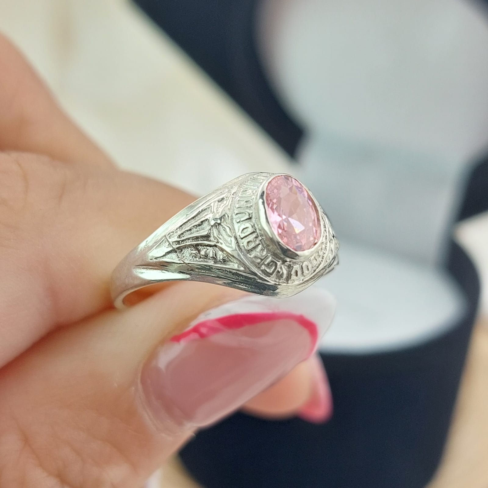 Anillo Graduación Sexto Plata 925 25145