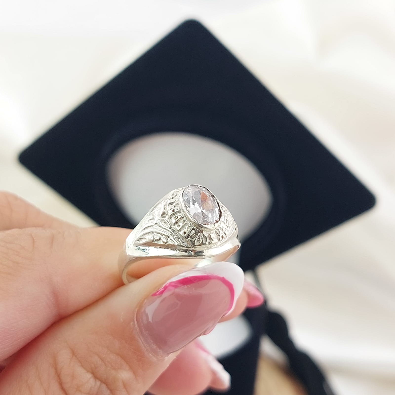 Anillo Graduación Sexto Plata 925 25949