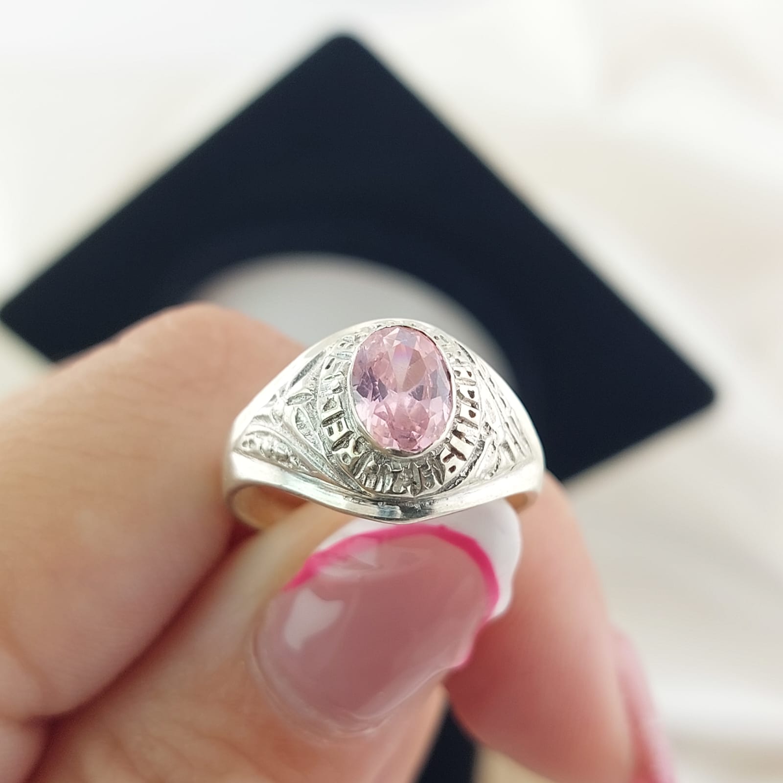 Anillo Graduación Sexto Plata 925 25964