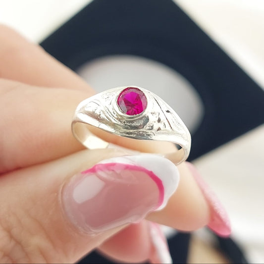 Anillo Graduación Kínder Plata 925 25150