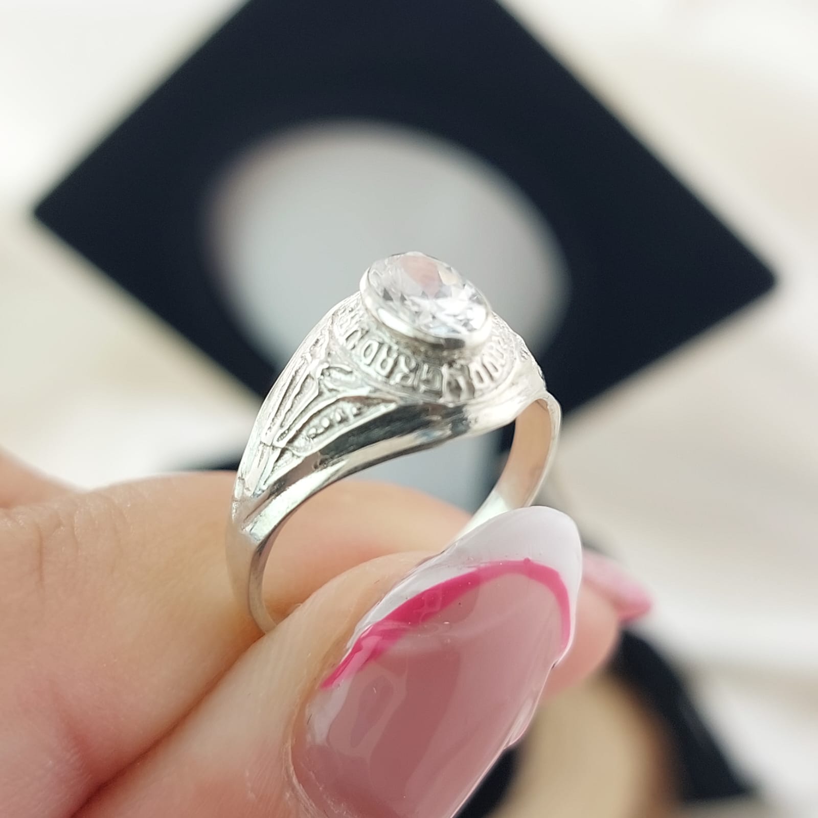 Anillo Graduación Sexto Plata 925 25146