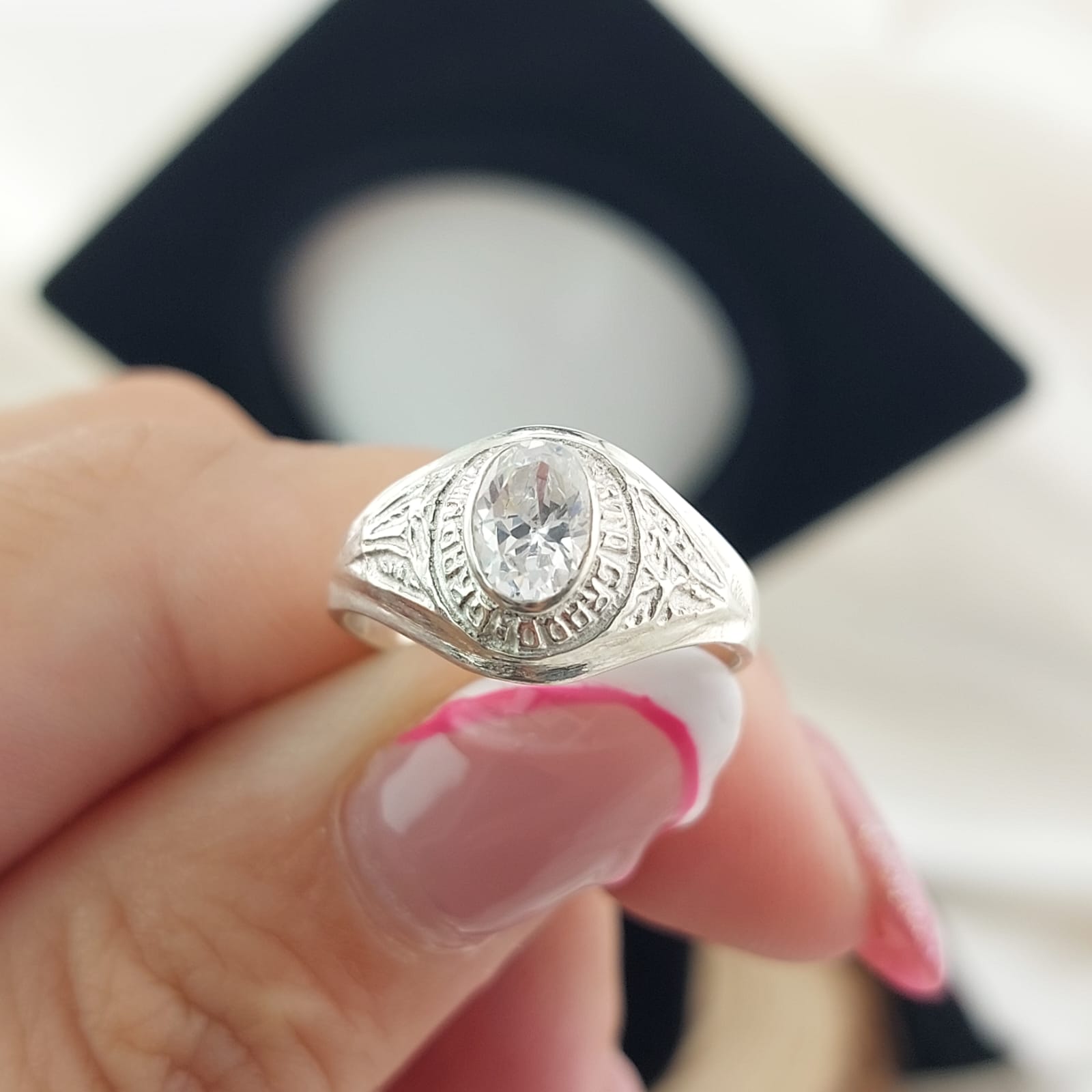 Anillo Graduación Sexto Plata 925 25146