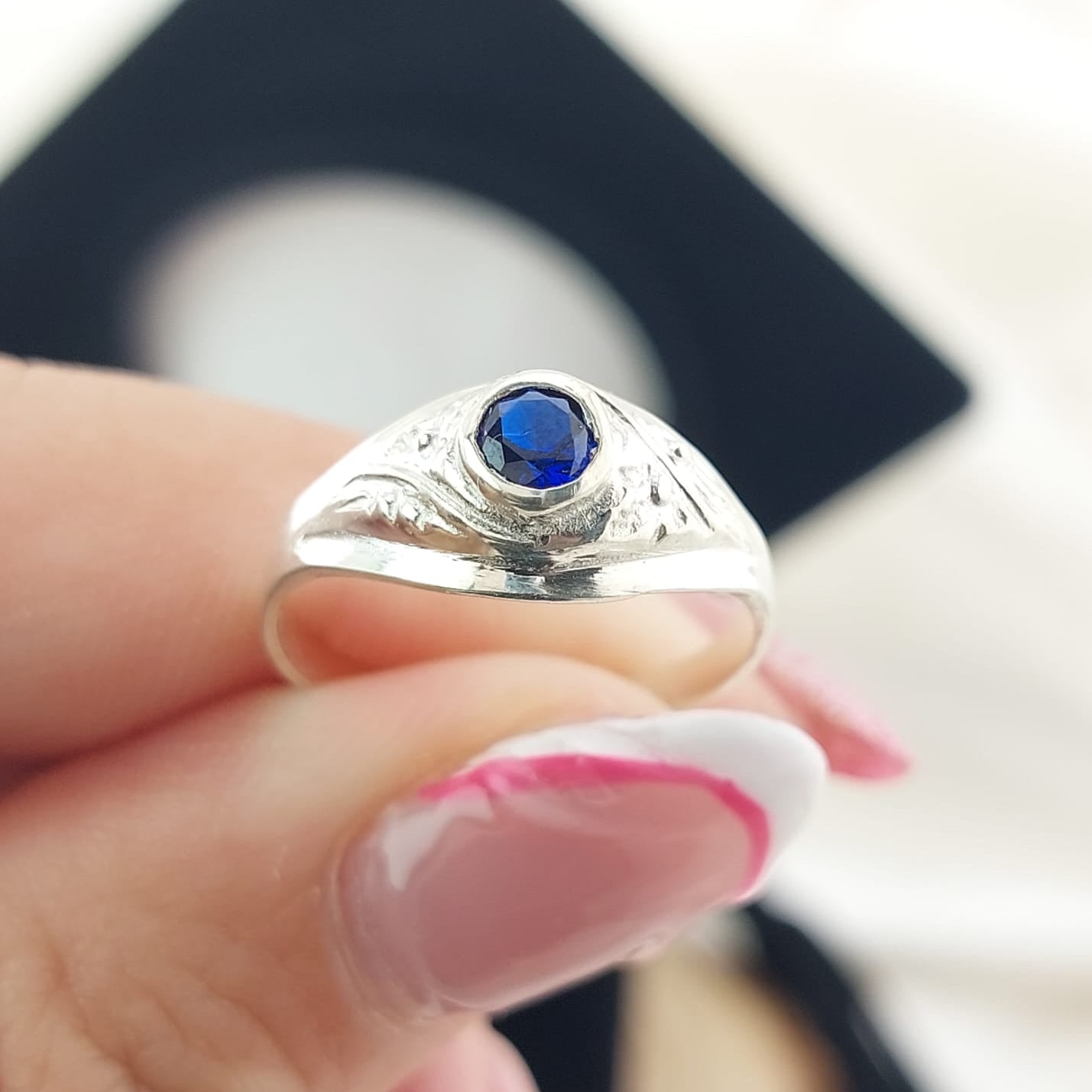 Anillo Graduación Kínder Plata 925 25143