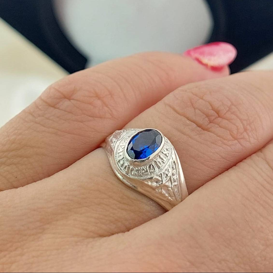 Anillo Graduación Sexto Plata 925 25141