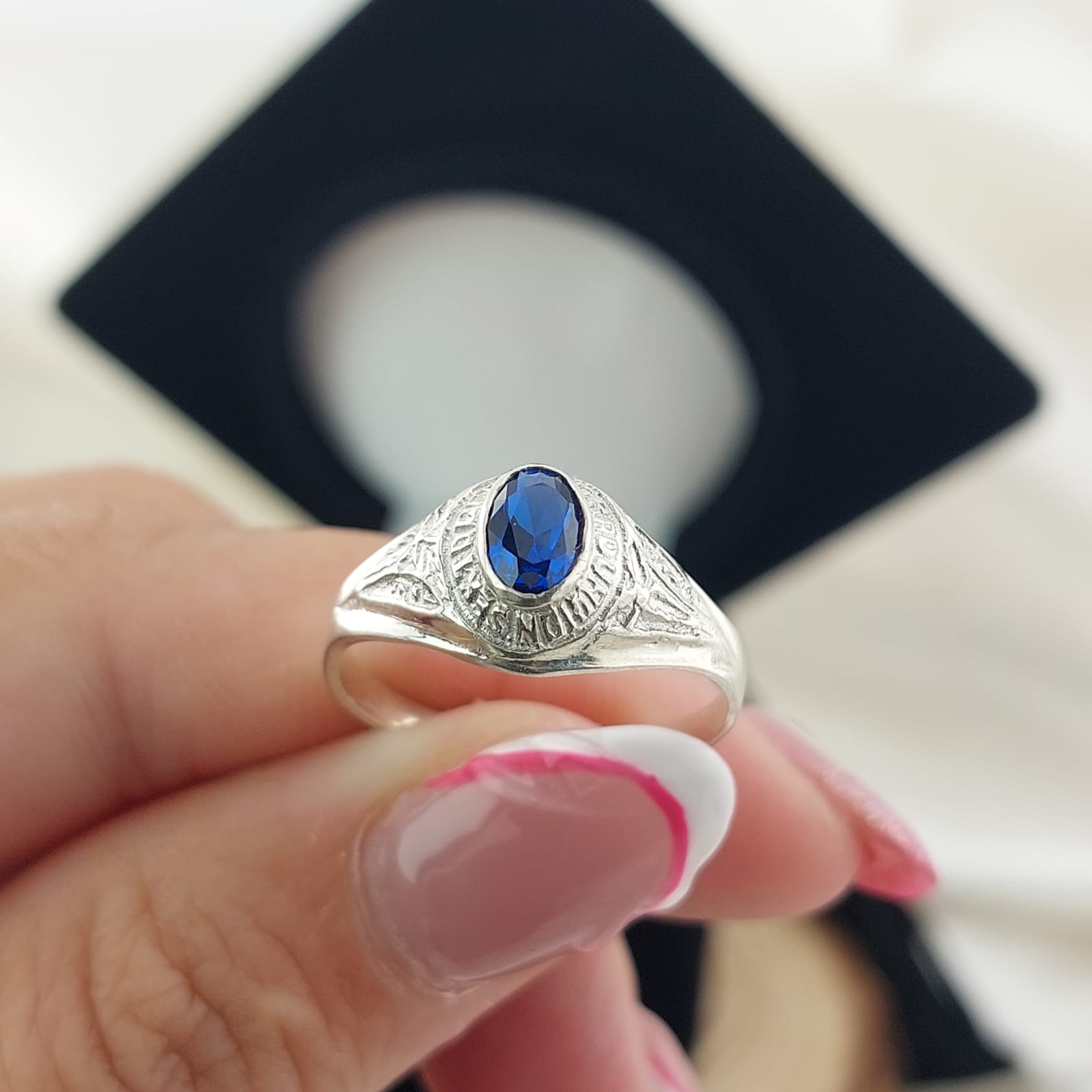 Anillo Graduación Sexto Plata 925 25141