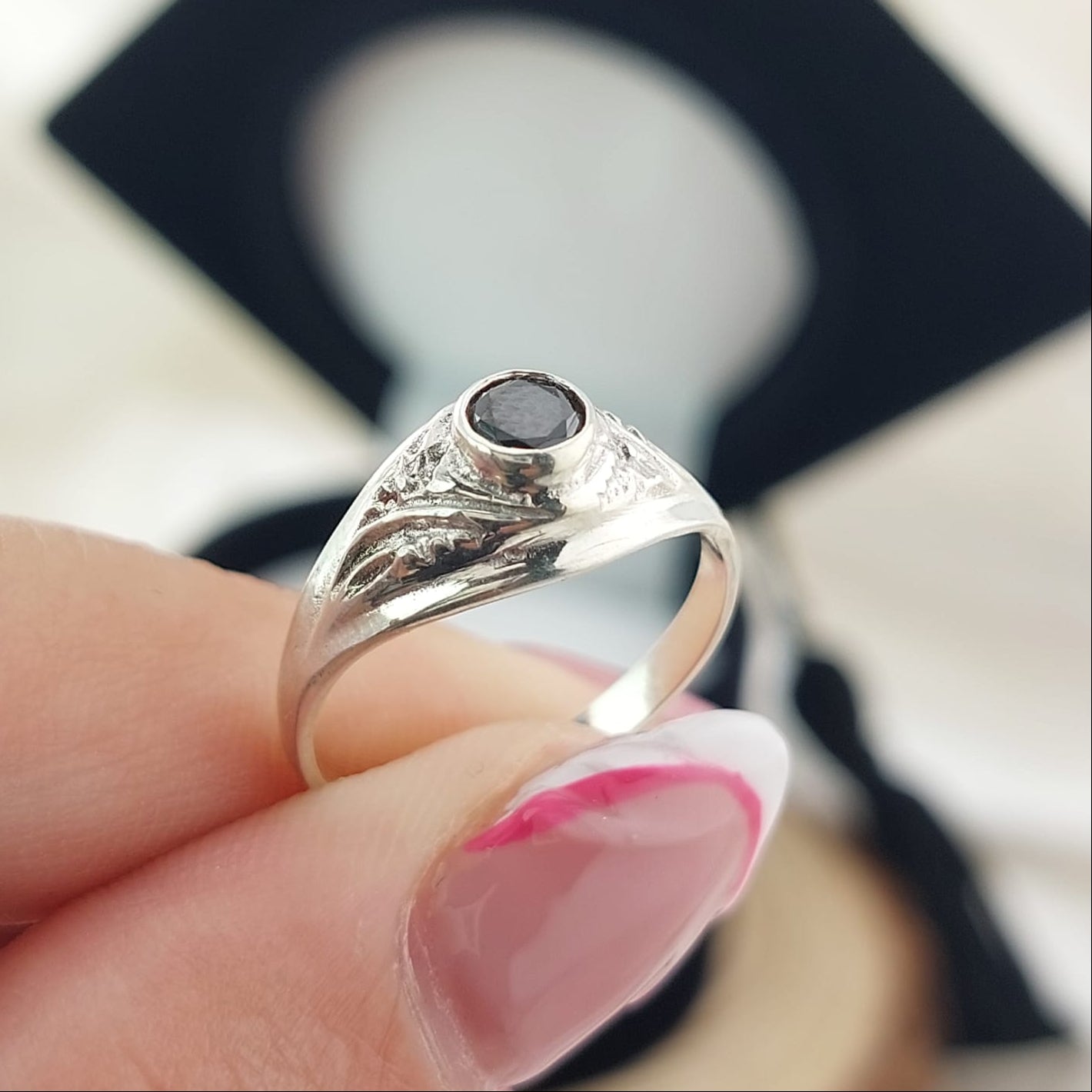 Anillo Graduación Kínder Plata 925 25990