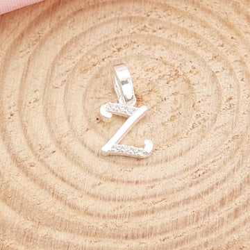Dije 10mm Letra Z Plata 925 26494