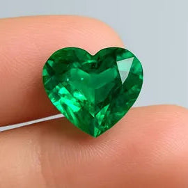 Piedra Zafiro Laboratorio Corazón 5x5x3mm 0.5ct Certificado GRC 27552