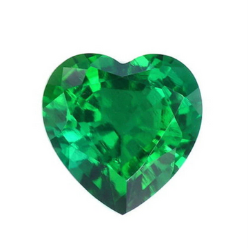 Piedra Zafiro Laboratorio Corazón 6x6x4mm 0.7ct Certificado GRC 27553