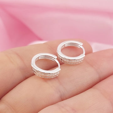 Huggies 12mm Plata 925 27804