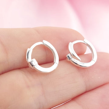 Huggies 12mm Plata 925 27803