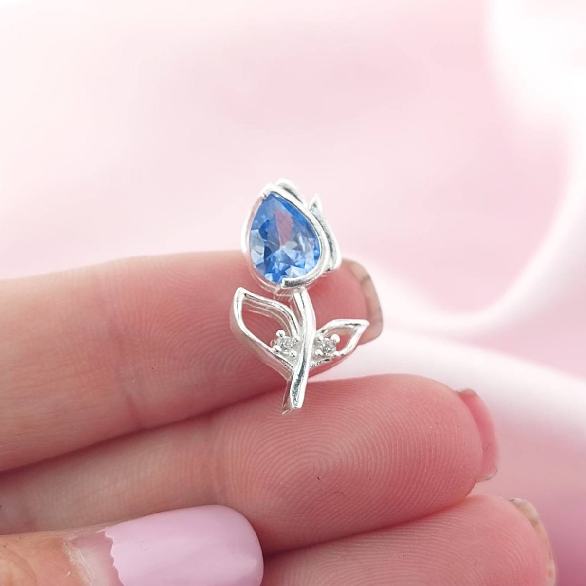 Dije Tulipán 20mm Plata 925 26930