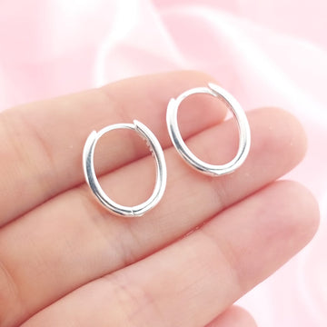 Huggies 14x17mm Plata 925 27811