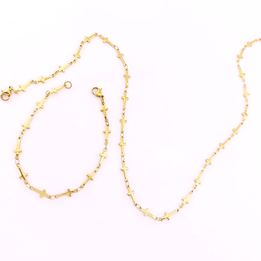 Juego Collar y Pulsera Acero 210000013390