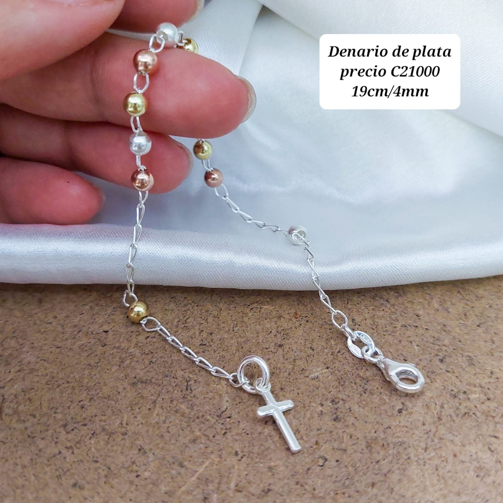 Denario 19cm/4mm Plata 925 210000017302