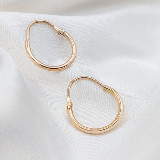 Argollas 14mm Oro Nacional 10k 210000017839
