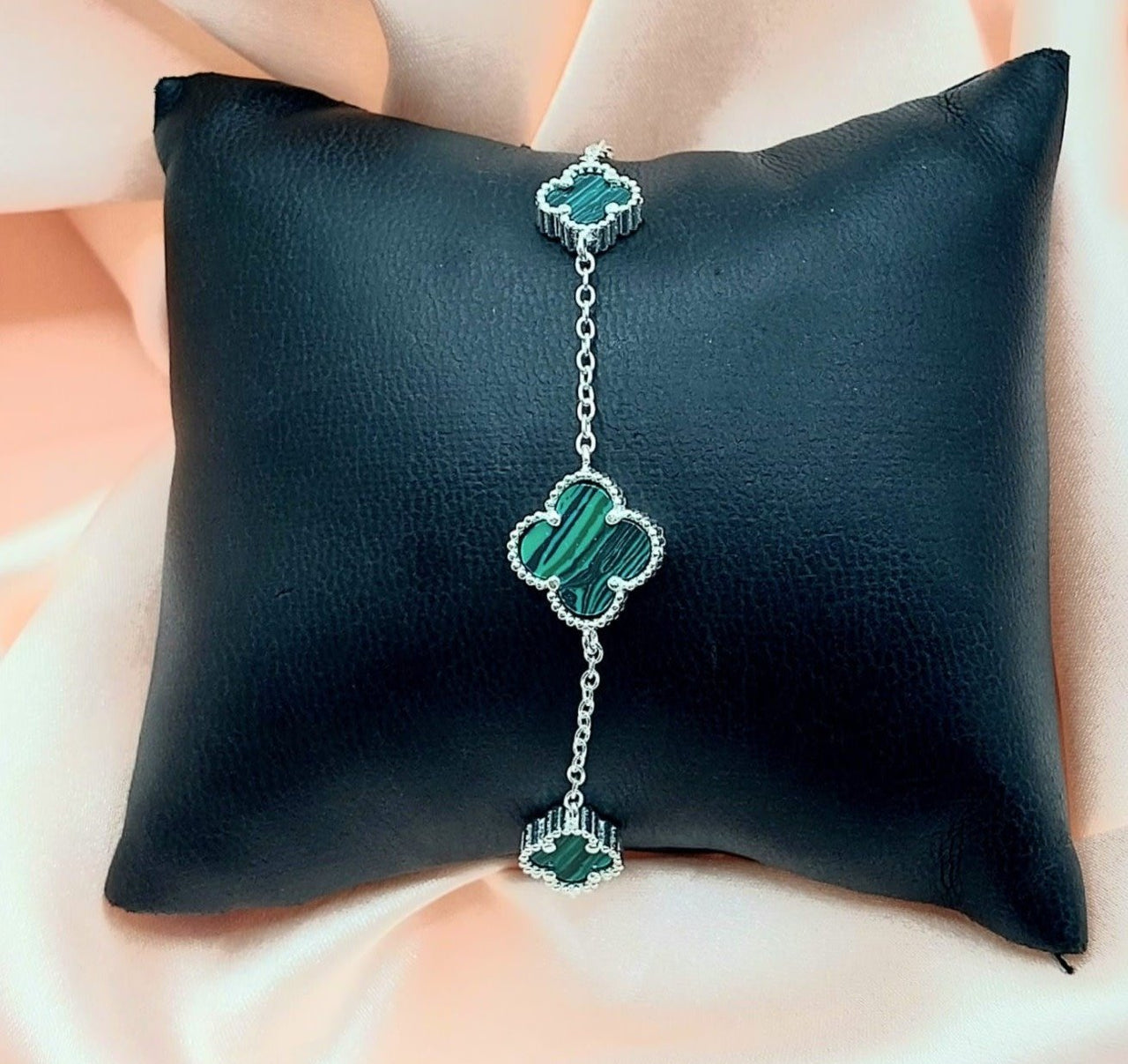 Pulsera Dama VC Verde Plata 925 210000023827