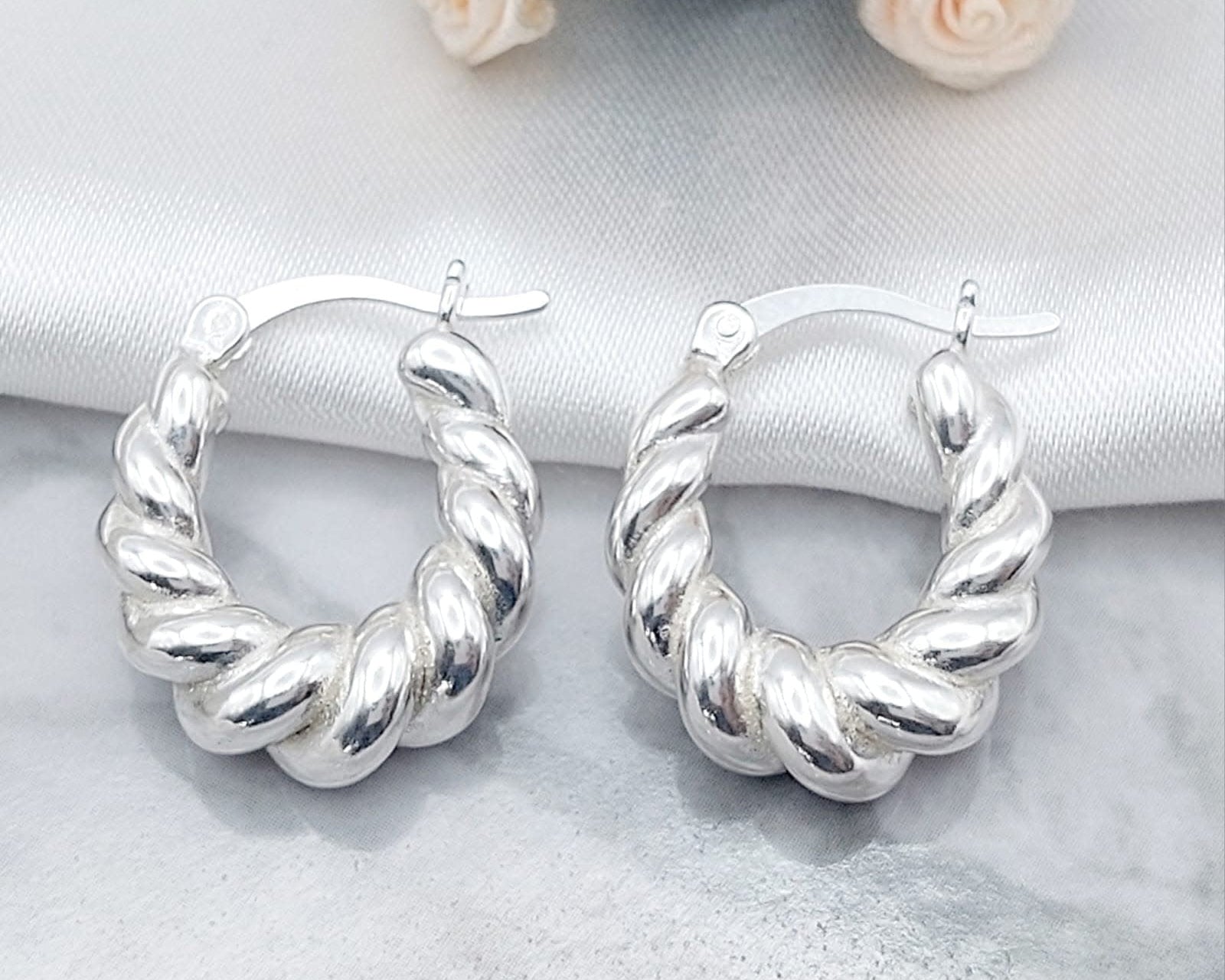 Argollas 18mm Plata 925 210000024164