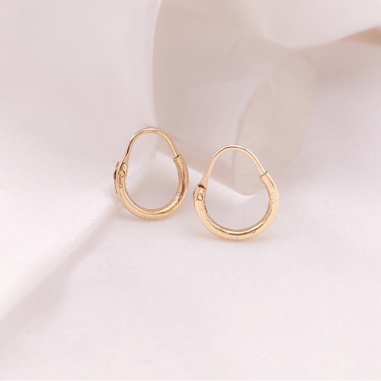 Argollas 10mm Oro Nacional 10k 210000017851