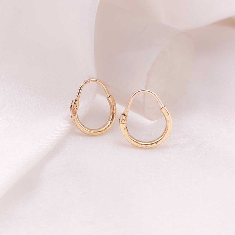Argollas 10mm Oro Nacional 10k 210000017851