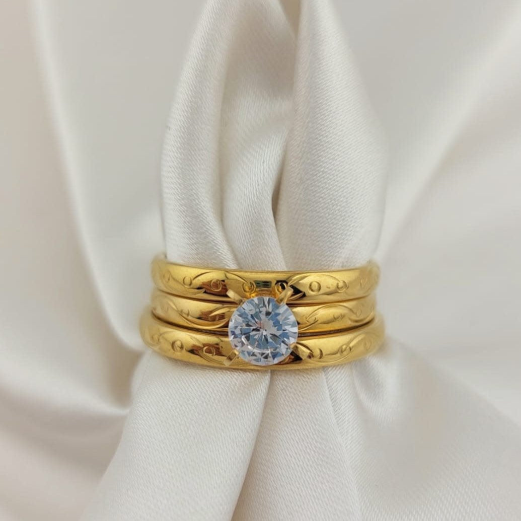 ANILLOS TRIOS ACERO 210000011561