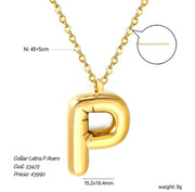 Collar Letra I Acero 210000023472