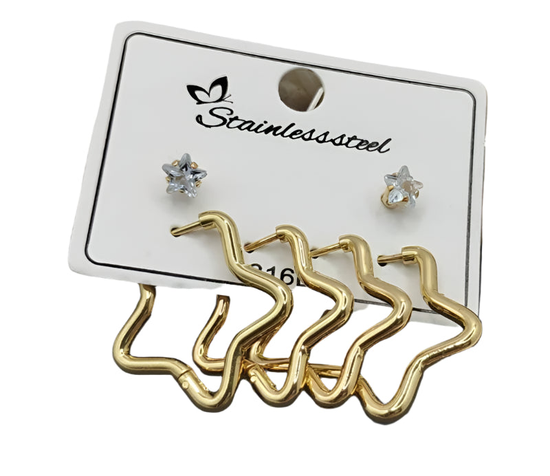 Aretes Trios Acero 210000022214