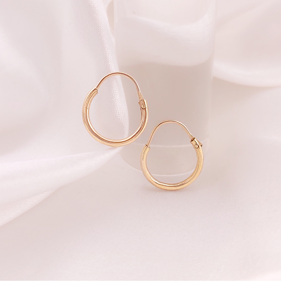 Argollas 12mm Oro Nacional 10k 210000017847