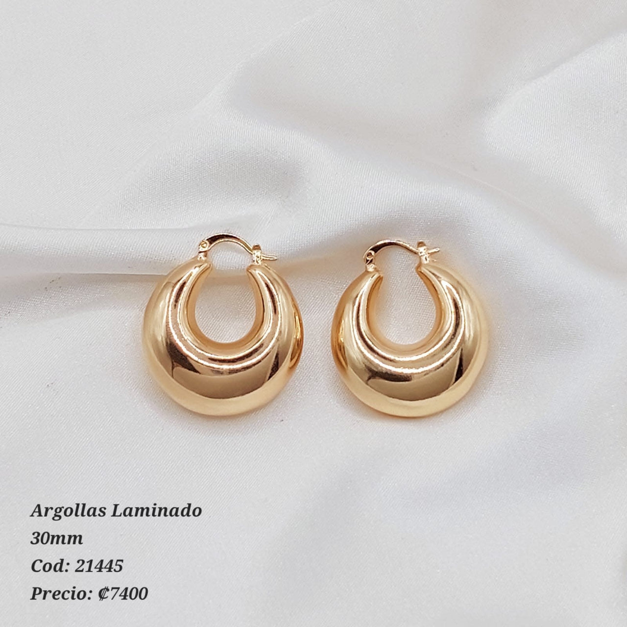 Argollas 30mm Laminado 210000021445