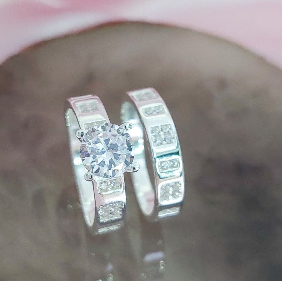 Anillos Compromiso Duos Plata 925 210000016324