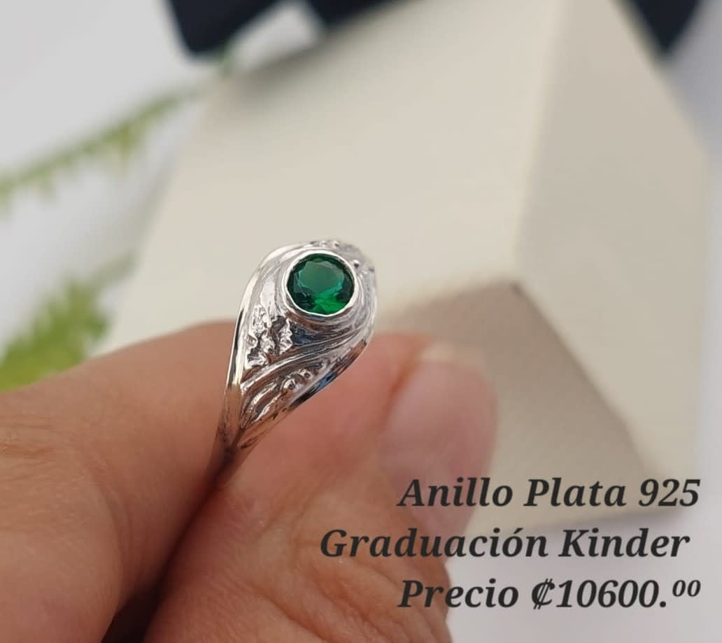 Anillo Plata 925 Graduacion Kinde r210000023558