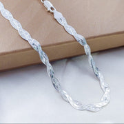 Gargantilla Trenza 45cm Plata 925 210000017351