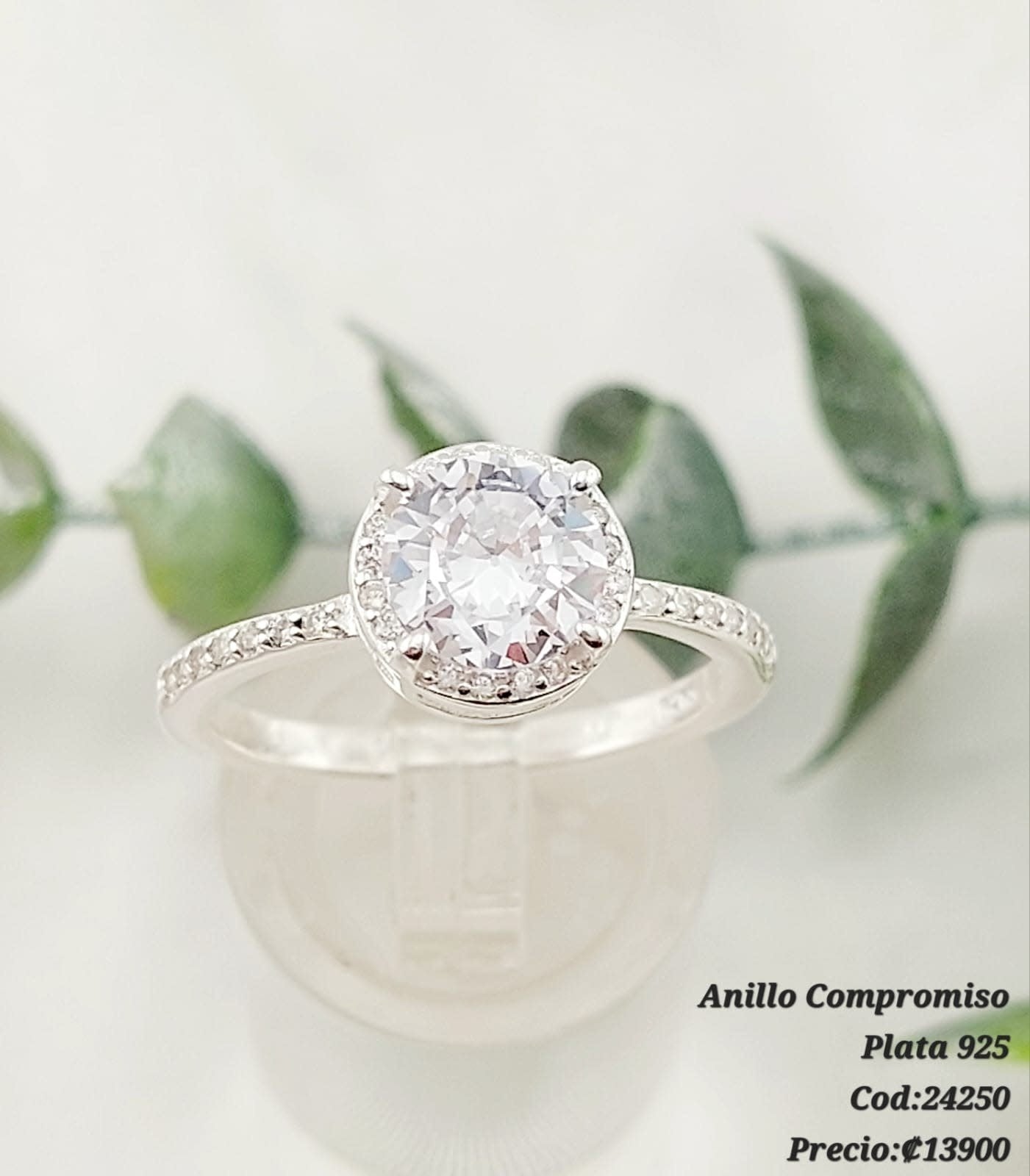 Anillo Compromiso Plata 925 210000024250