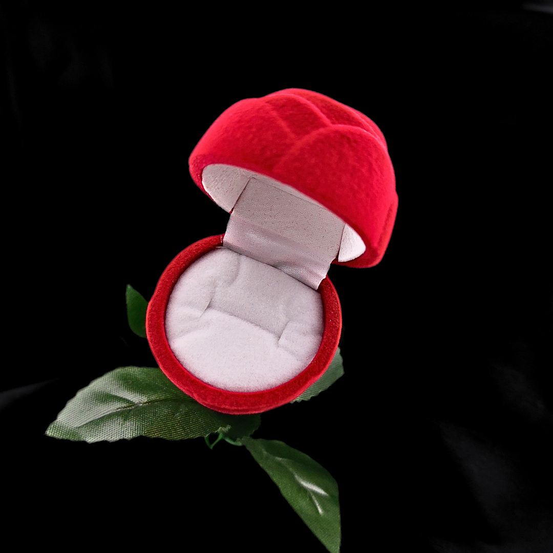 CAJA REGALO ROSA CON TALLO 210000001519