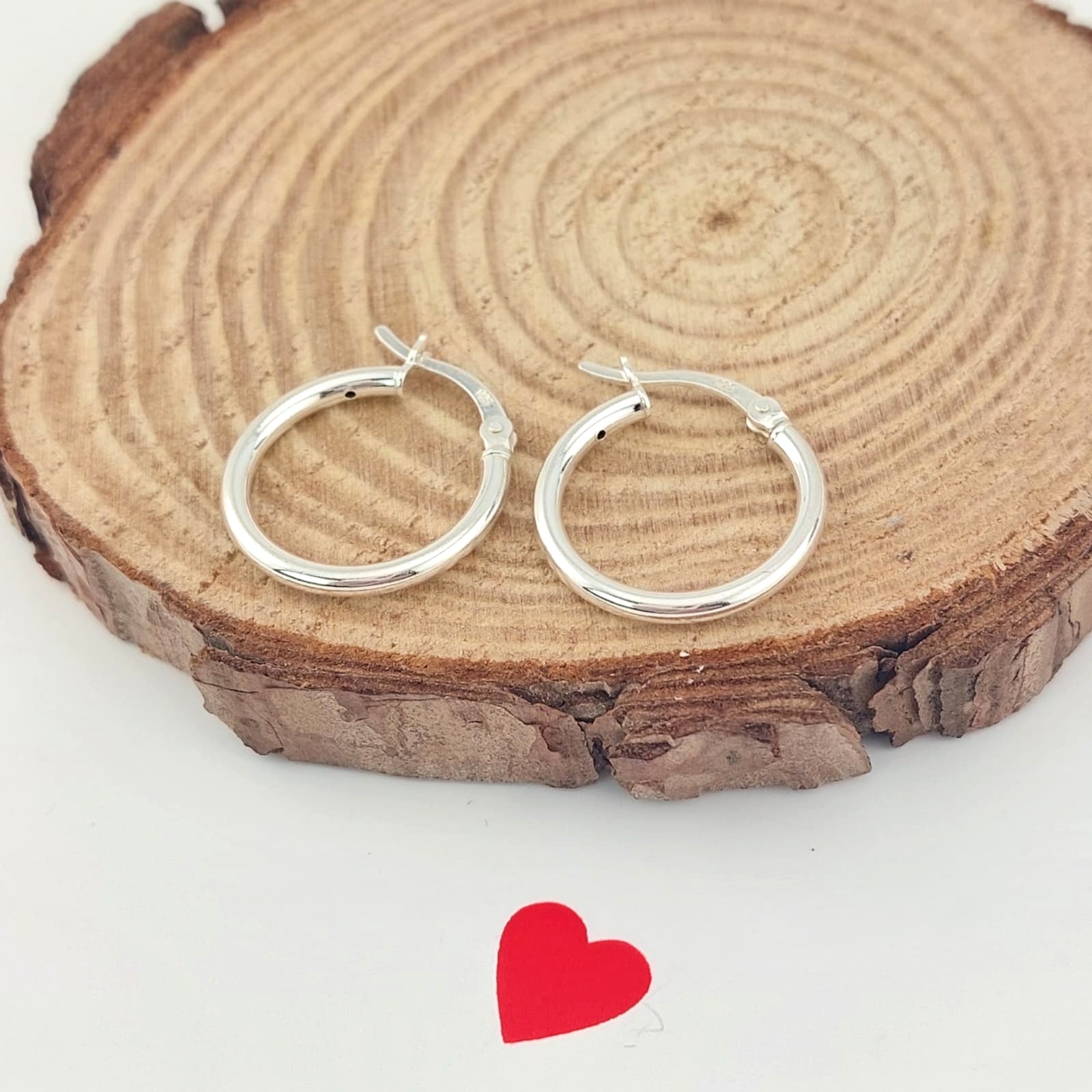 Argollas 18mm Plata 925 26519