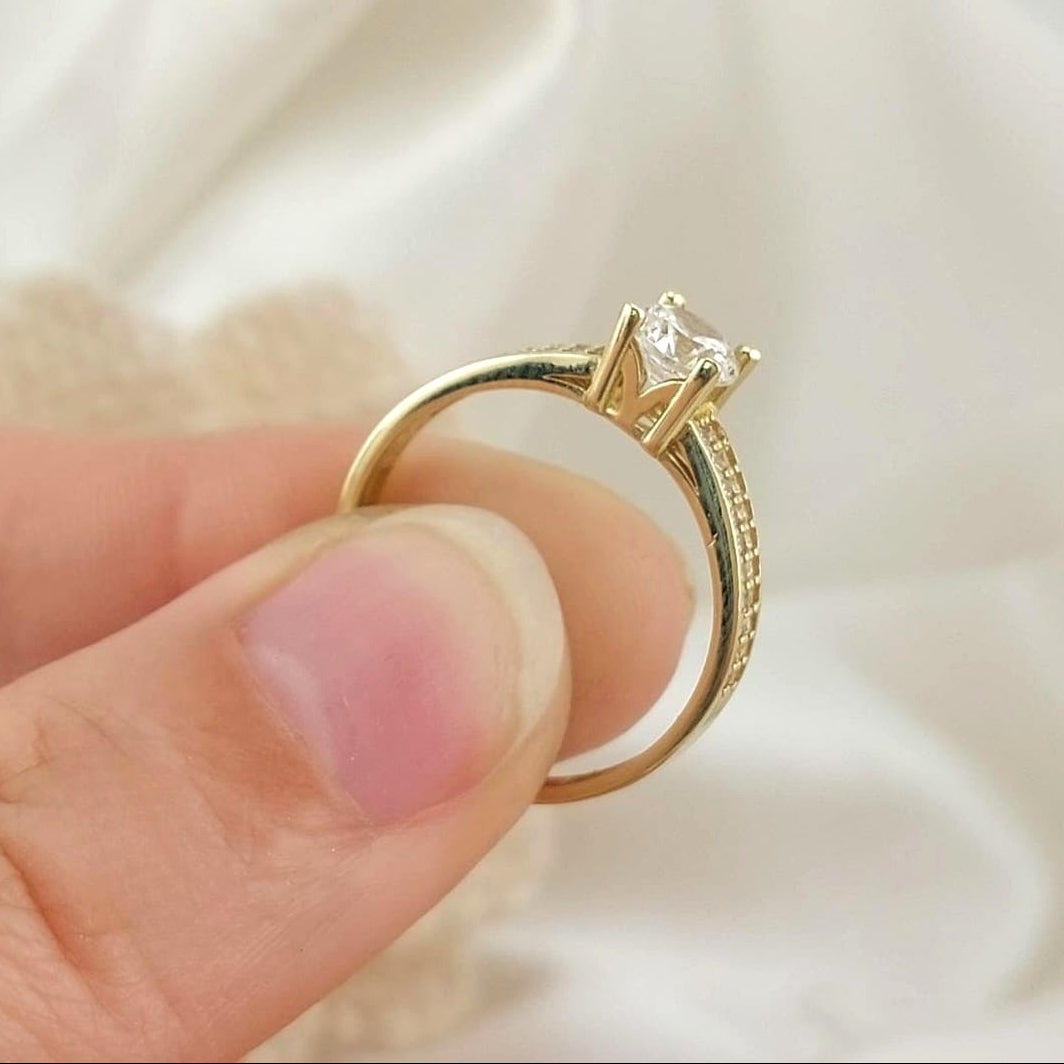 Anillo Compromiso Promesa Oro 10k 26396