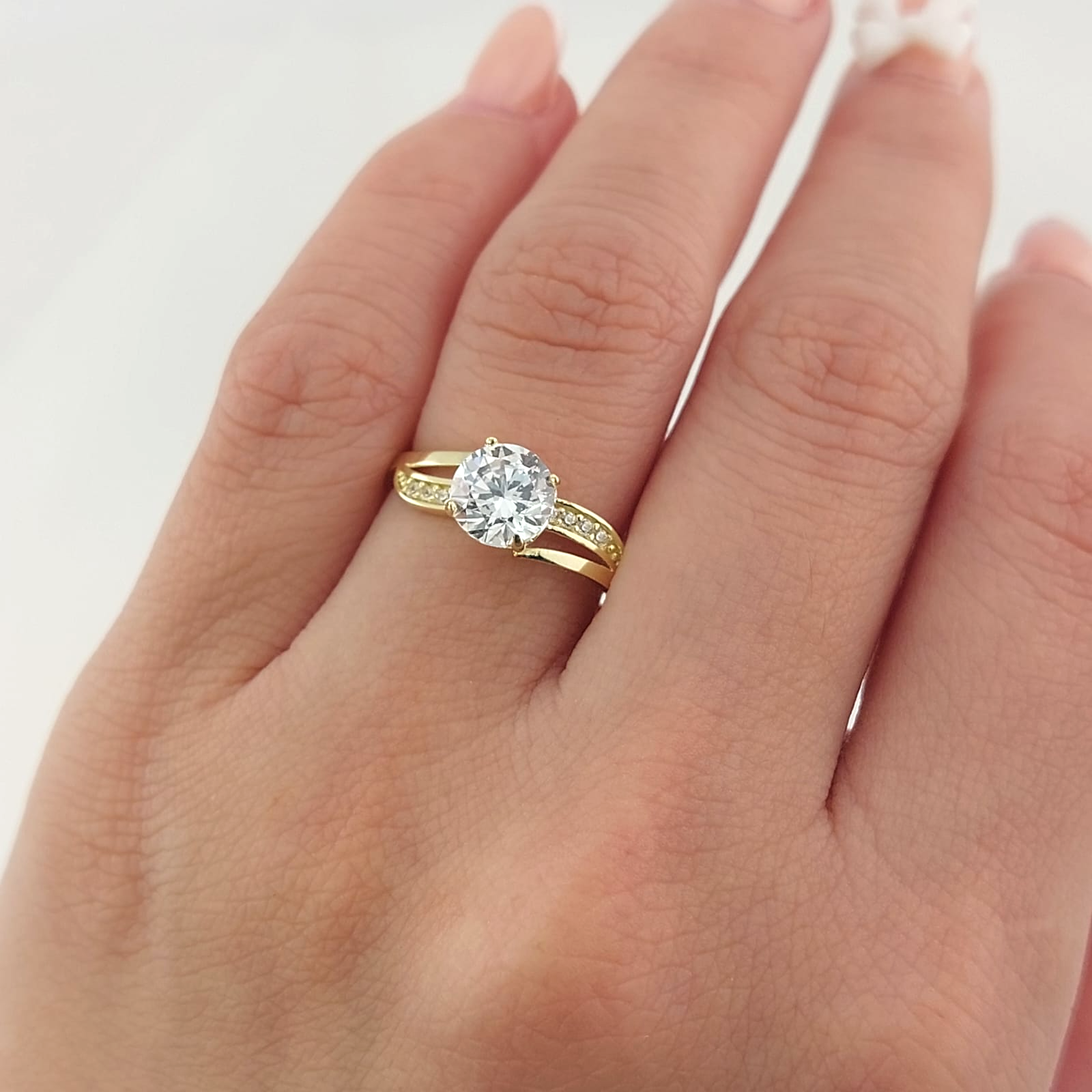 Anillo Compromiso Promesa Oro 10k 26604