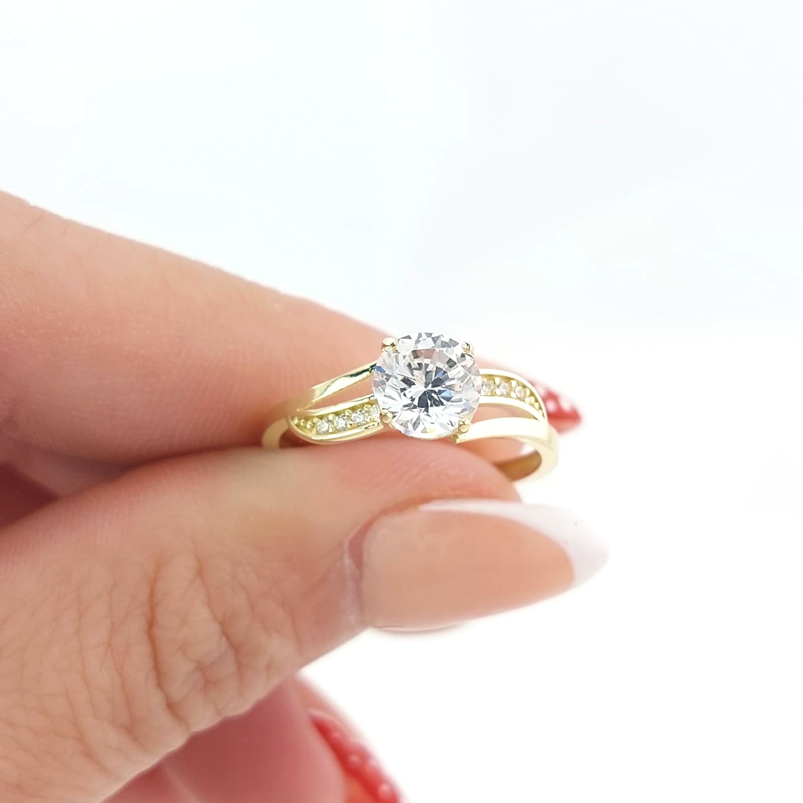 Anillo Compromiso Promesa Oro 10k 26604