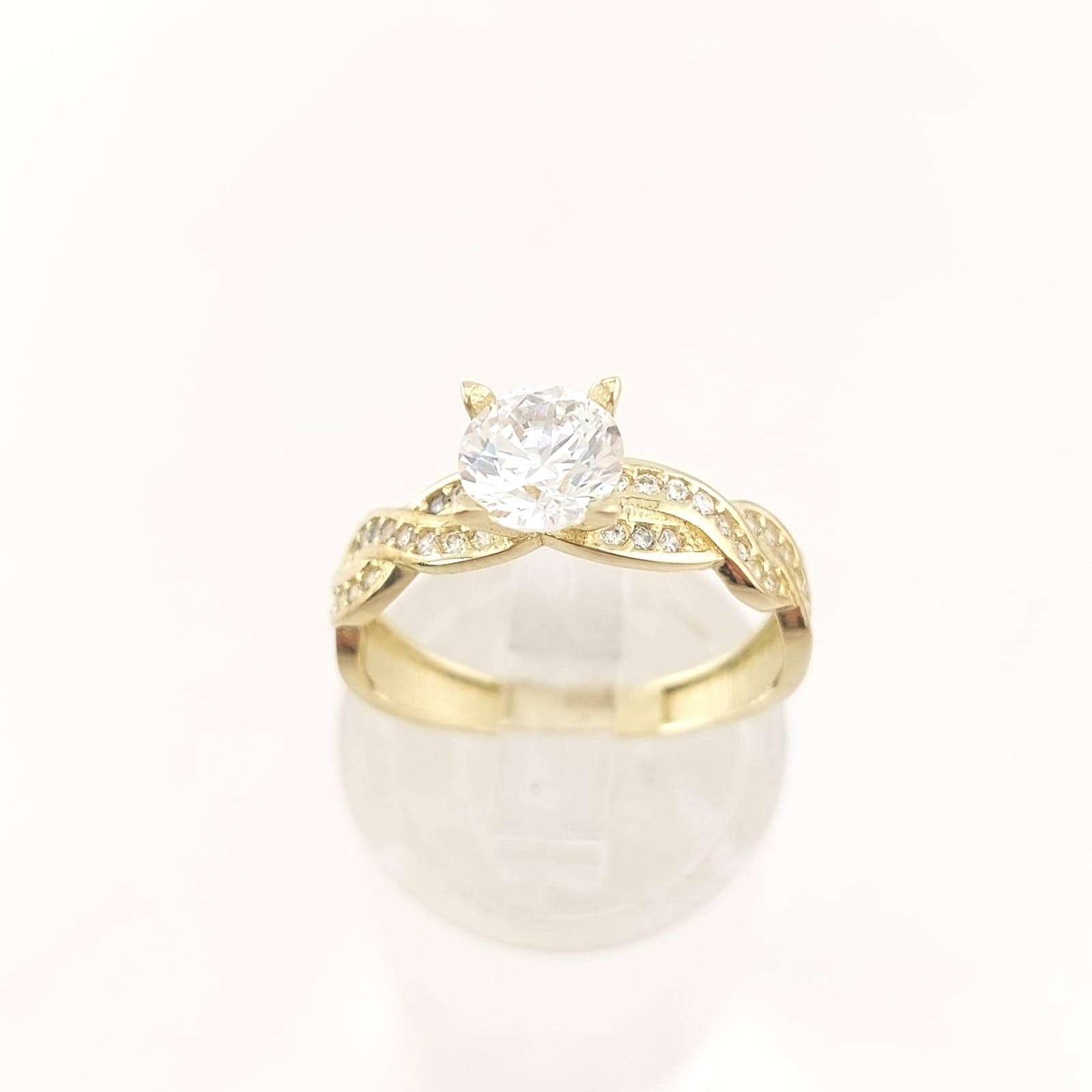 Anillo Compromiso Promesa Oro 10k 26605