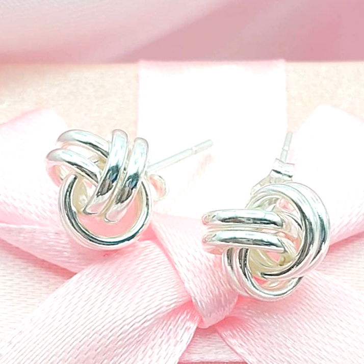 Aretes Nudo Plata 925 12mm 210000024166