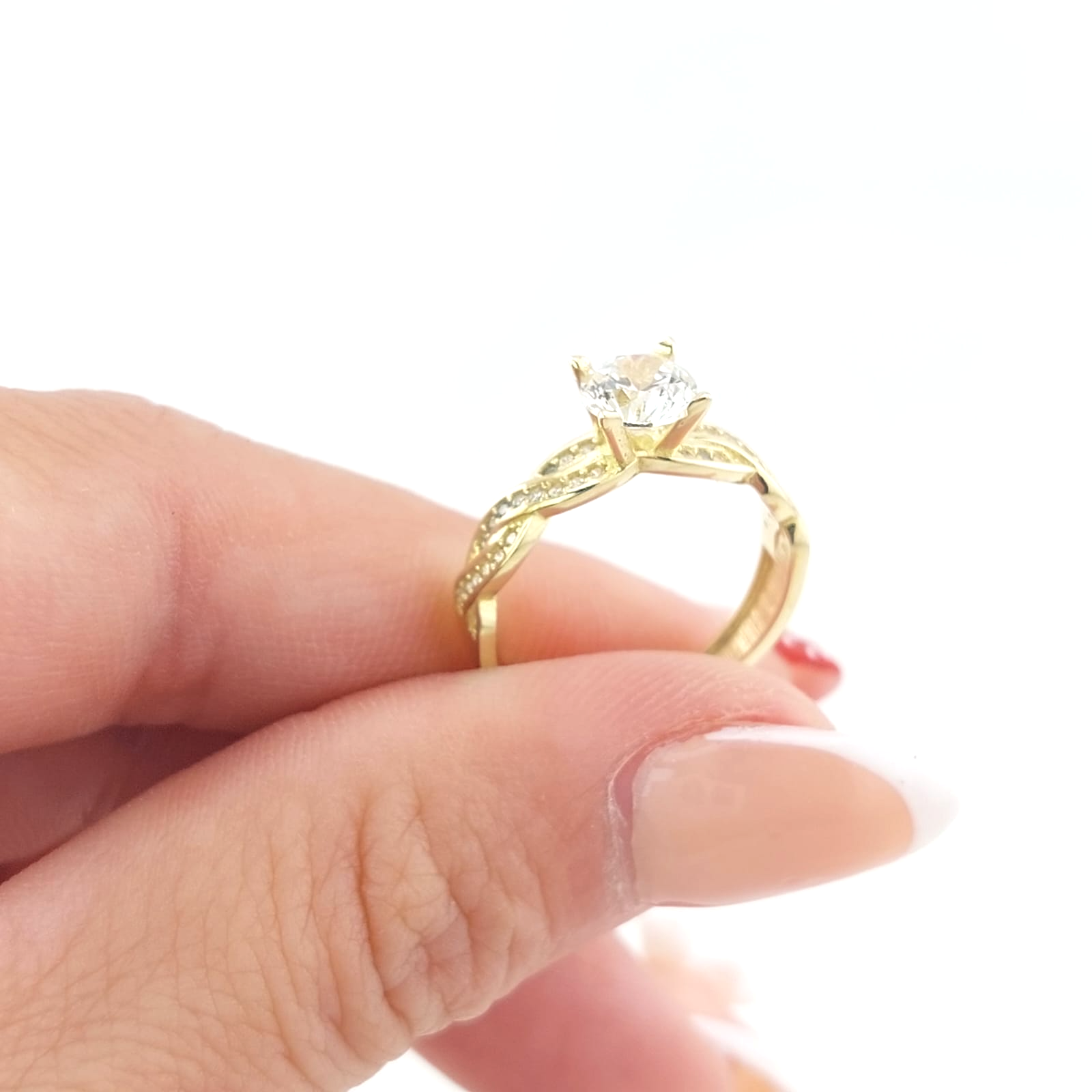 Anillo Compromiso Promesa Oro 10k 26605