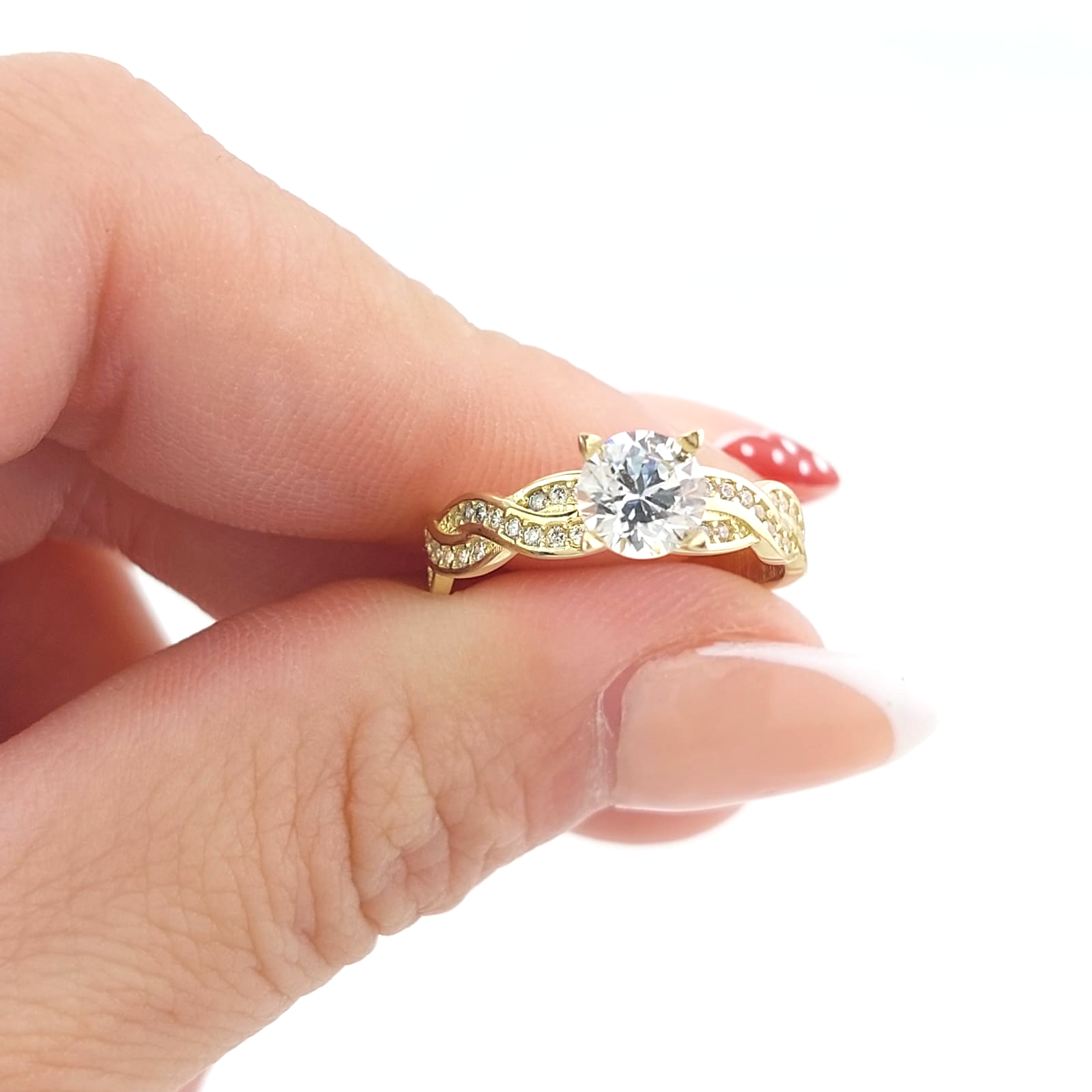 Anillo Compromiso Promesa Oro 10k 26605