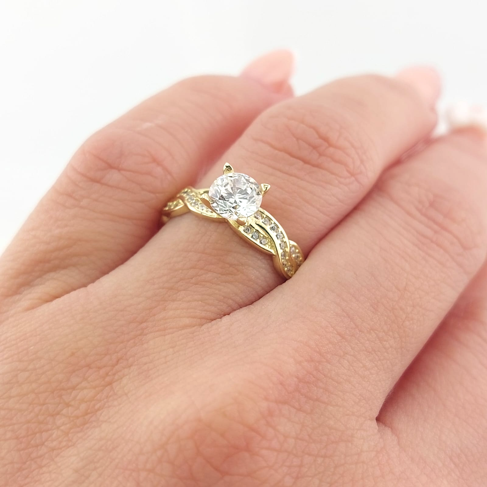 Anillo Compromiso Promesa Oro 10k 26605