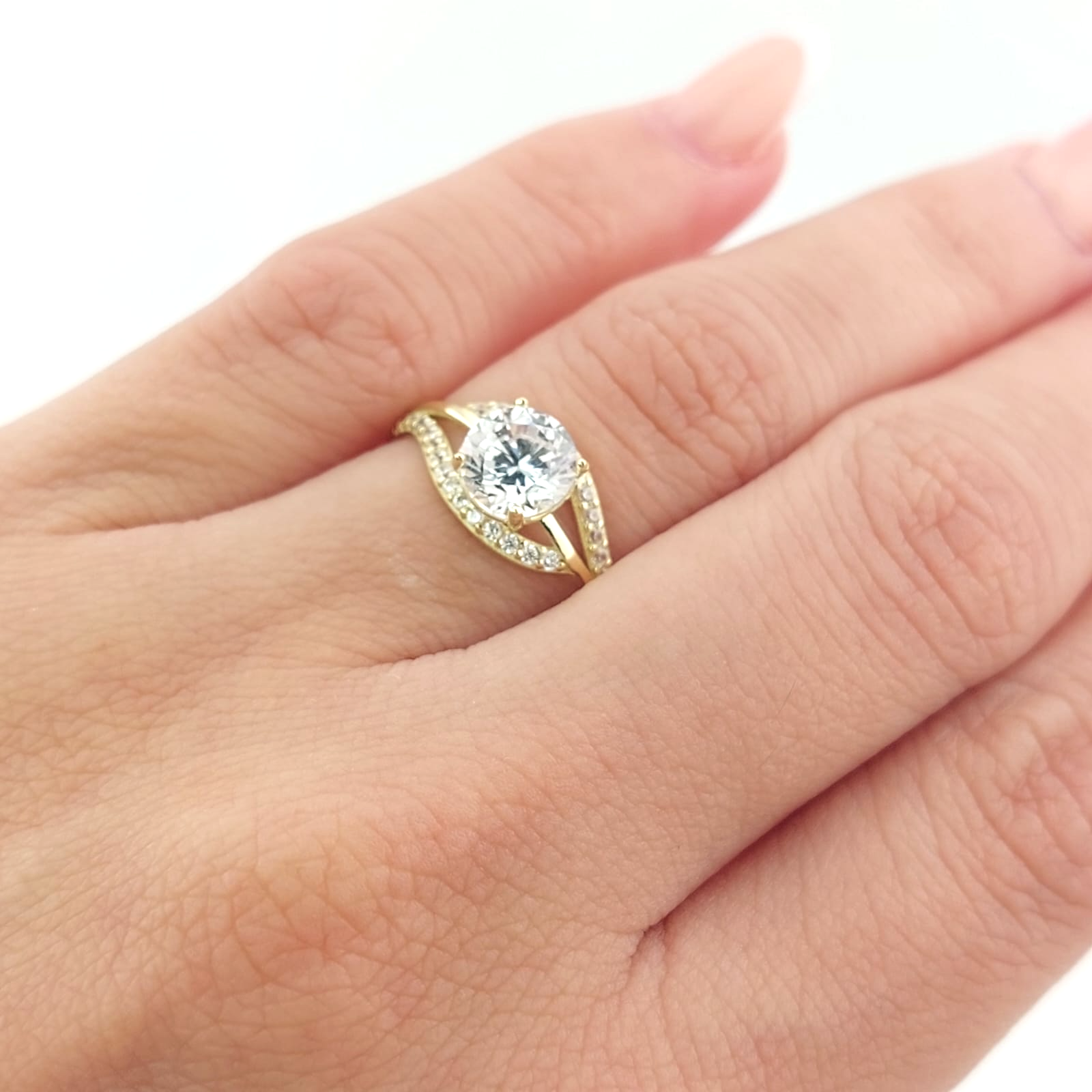 Anillo Compromiso Promesa Oro 10k 26606